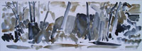 Click to see it big Am Wall Höxter 005, Aquarell